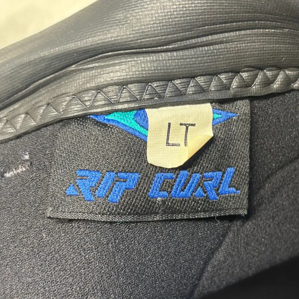 Ripcurl Wetsuit LT Mens Black Blue Aquaban Full Body Surf Diving Made in USA